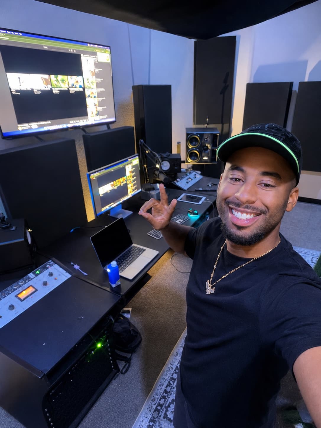 Jay in the Studio 22 control room